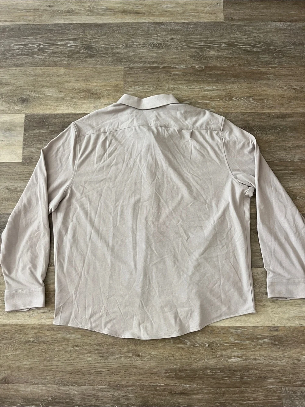 NWT Goodfellow & Co Pique Button Down Dress Shirt Taupe Size XXL